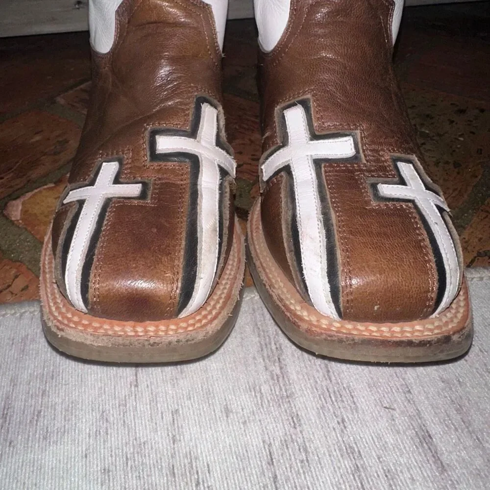 Tin Haul Kids Crosses John 316 Sole Boots